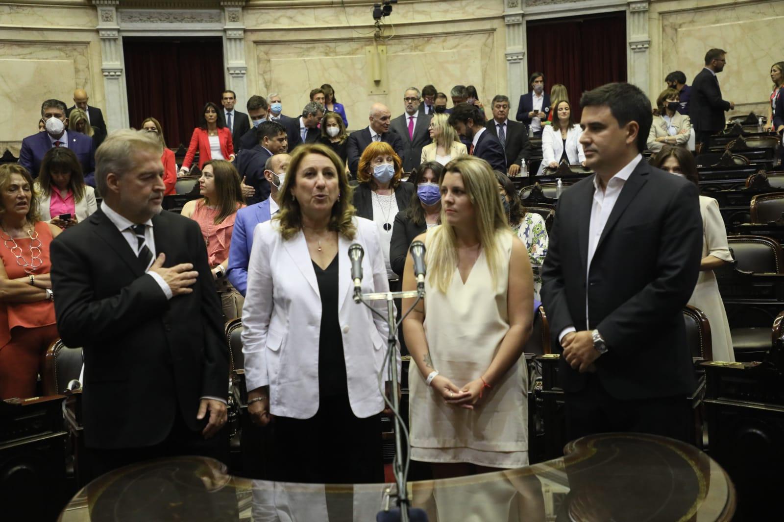 Mónica Fein juró como diputada nacional